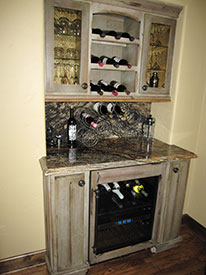 Custom wine rack